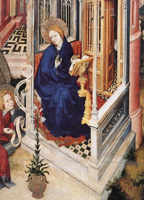 BROEDERLAM, Melchior The Annunciation (detail ff Norge oil painting art